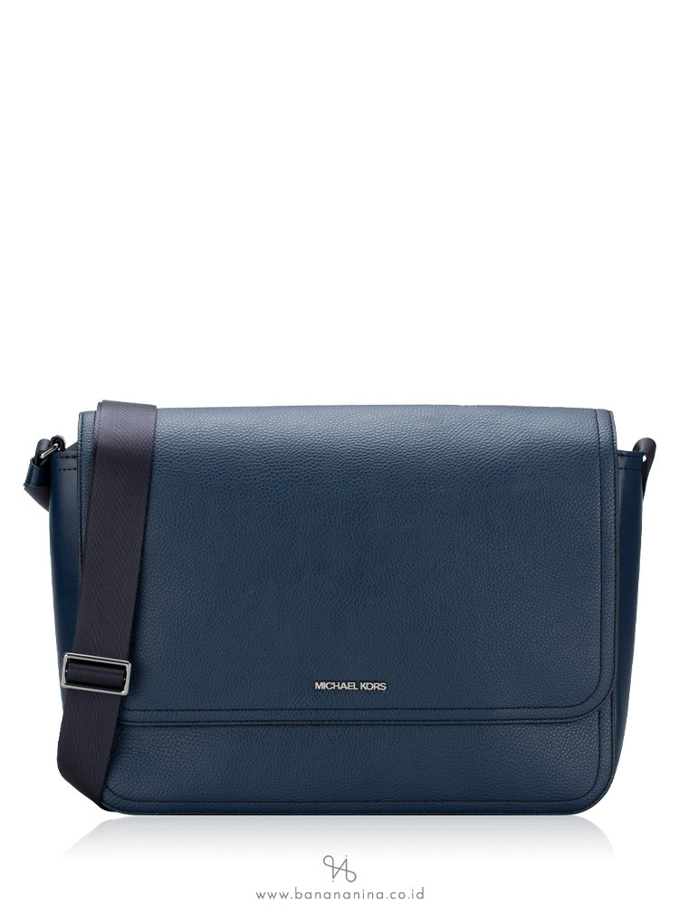 Michael Kors Men Cooper Messenger Bag Navy