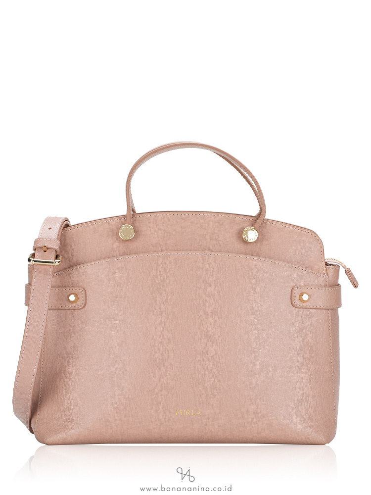 Furla Agata Medium Satchel Moonstone