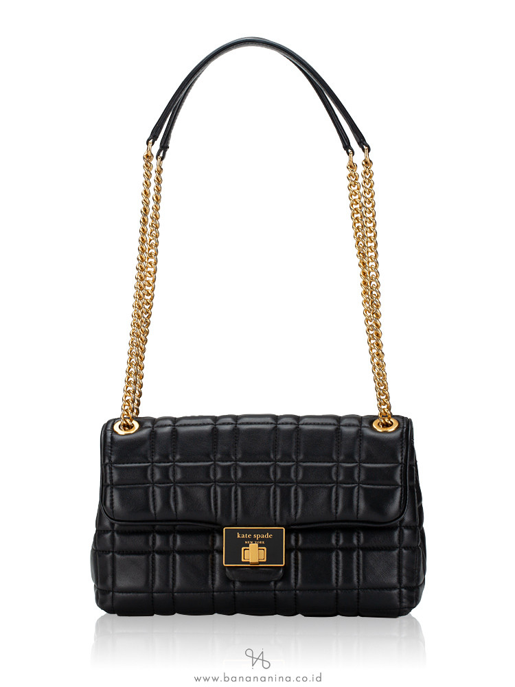 ★kate spade★ EVELYN QUILTED MEDIUM 2WAY ハンドバッグ Kate Spade Evelyn Quilted Medium Convertible Shoulder Bag Black