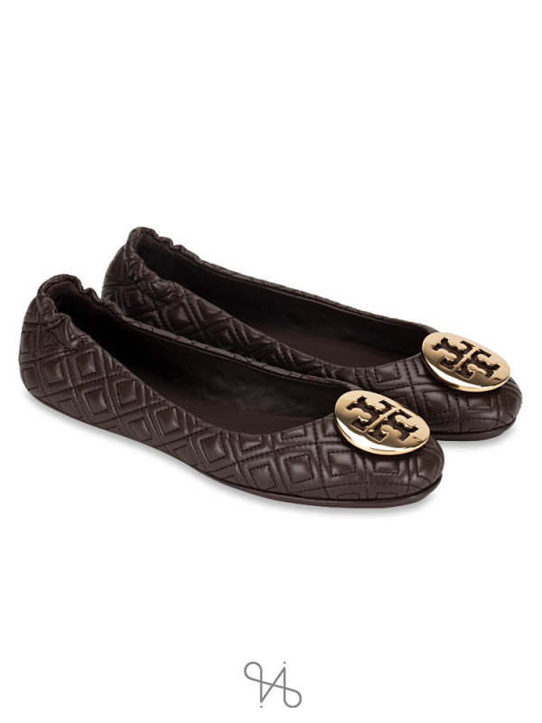 quilted minnie flat tory burch