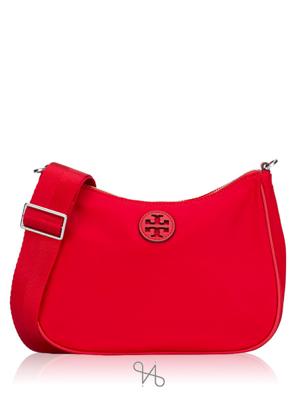 BANANANINA - Bags, wallets, and many more there's a lot coming in! Go  check them out ❤ . Tory Burch Robinson Pebbled Leather Mini Square Tote  Carnation Red