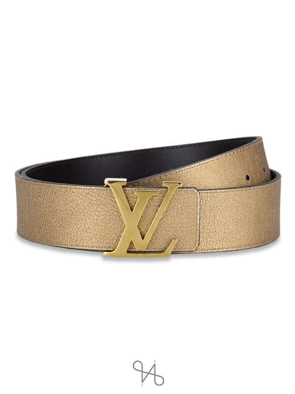 Louis Vuitton x Supreme Initiales Belt 40 MM Monogram Brown Gold
