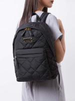 marc jacobs quilted nylon backpack black