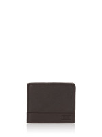 Hugo Boss Men Aspen Leather Trifold Wallet Brown
